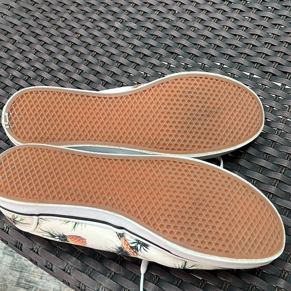 Womens VANS Era Pineapple Ivory Skateboarding Low Top Sneakers Shoes Size 8.5 - Picture 10 of 11
